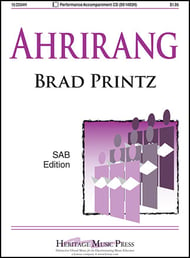 Ahrirang SAB choral sheet music cover Thumbnail